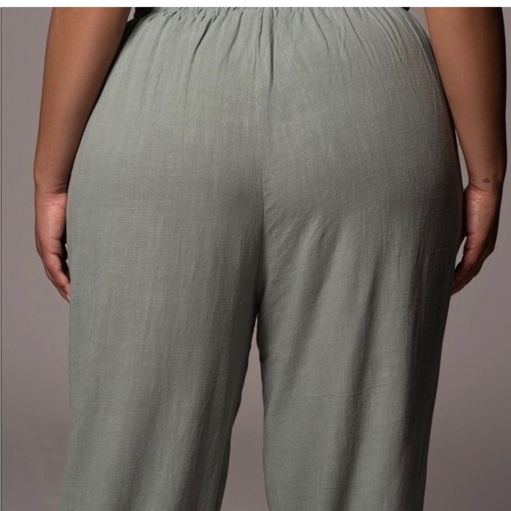 JLUXLABEL Sage Thea Linen Wide Leg Pants - Picture 6 of 16